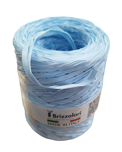 Cinta De Rafia Azul Celeste 5 mm 200 Metros Col 61