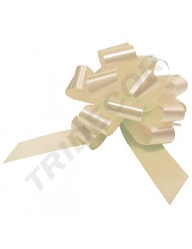 Lazo Fino Color Crema 100*2Cm 50Und