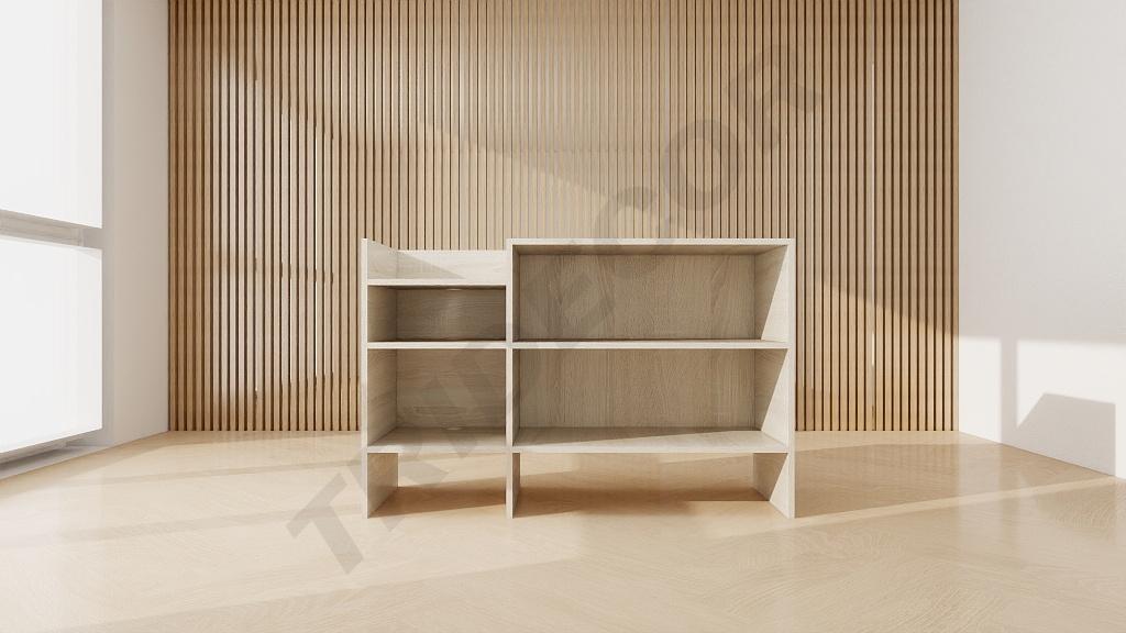 Mostrador Simple En Varios Colores 120x90x50 Cm