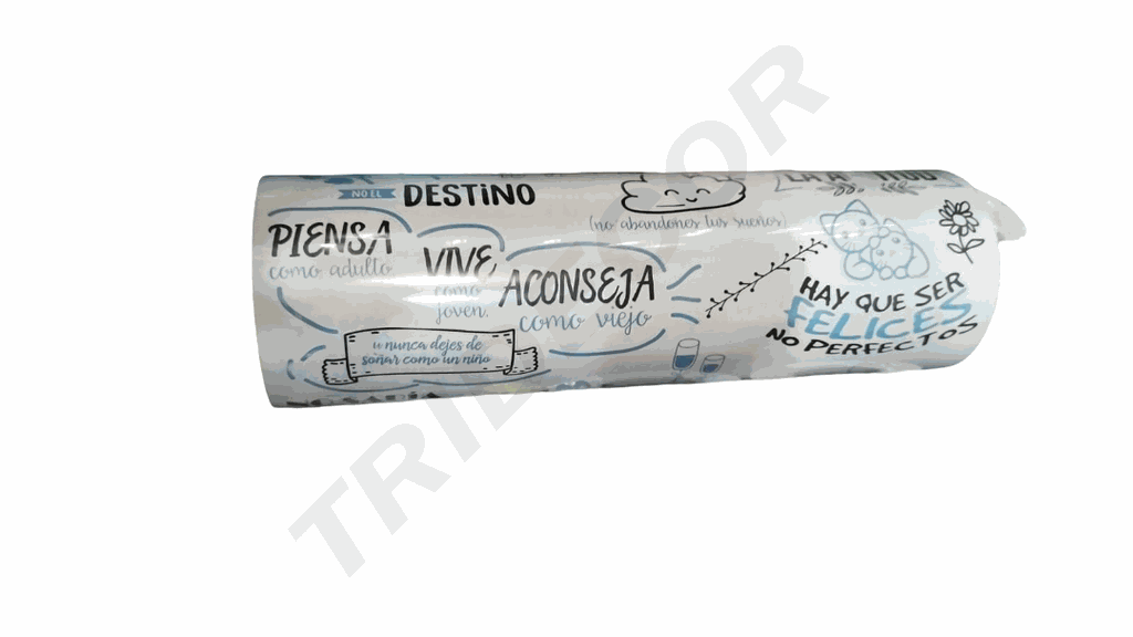 Papel de Regalo Frases Fondo Blanco 31cm