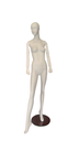 Maniquin De Mujer Gris Mate Con Brazos ArticuladosT-07