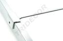 电镀卡扁管钩 gancho para tubo rectangular de cromado 35cm 6mm 200/caja