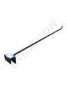 Ganchos Gris Granulado Para El Tubo Rectangular 40Cm 6Mm 100 Unidades/Caja