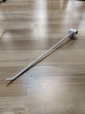 White Hook for Rectangular Tube 35Cm 6mm