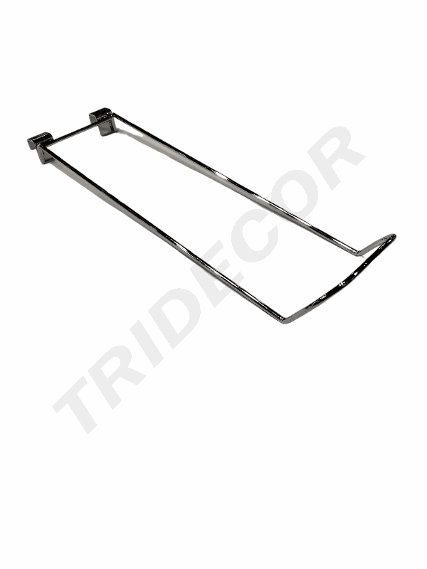 Suporte de Bola Cromada com Âncora de Barra para Preço