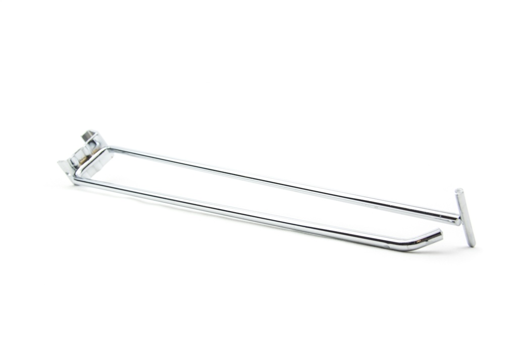 Hook with Price Holder for Rectangular Tube 35 cm