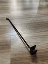 黑色卡扁管钩Gancho negro para tubo rectangular 30 cm 6 mm 200/caja