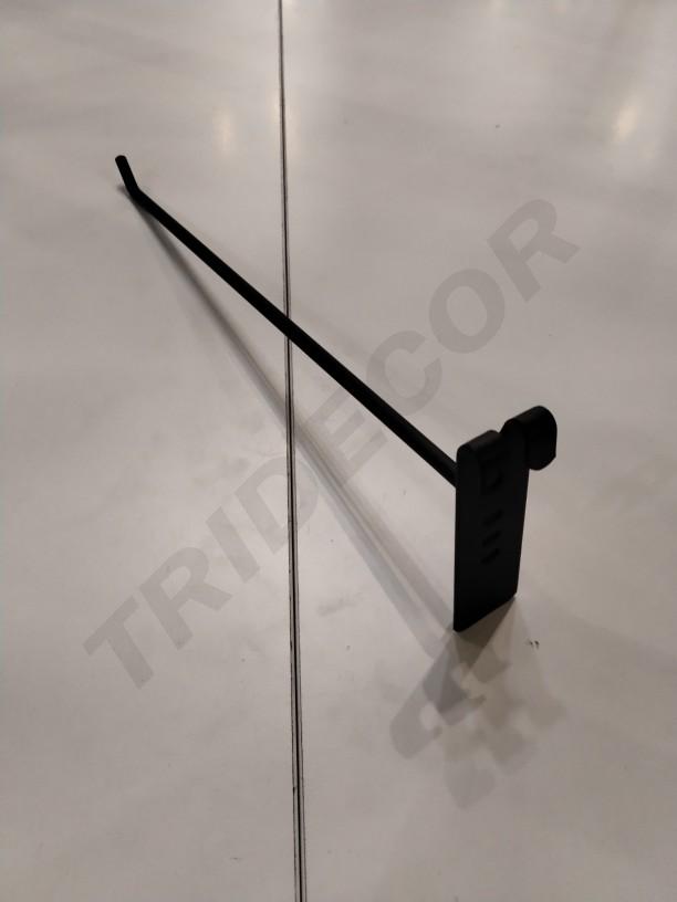 Gancho Preto para Malha de 6mm, 30cm, 200 Unidades/Caixa