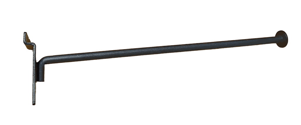 亚黑加粗内衣架网钩 Gancho Negro para lama Con Tope 10mm 35cm