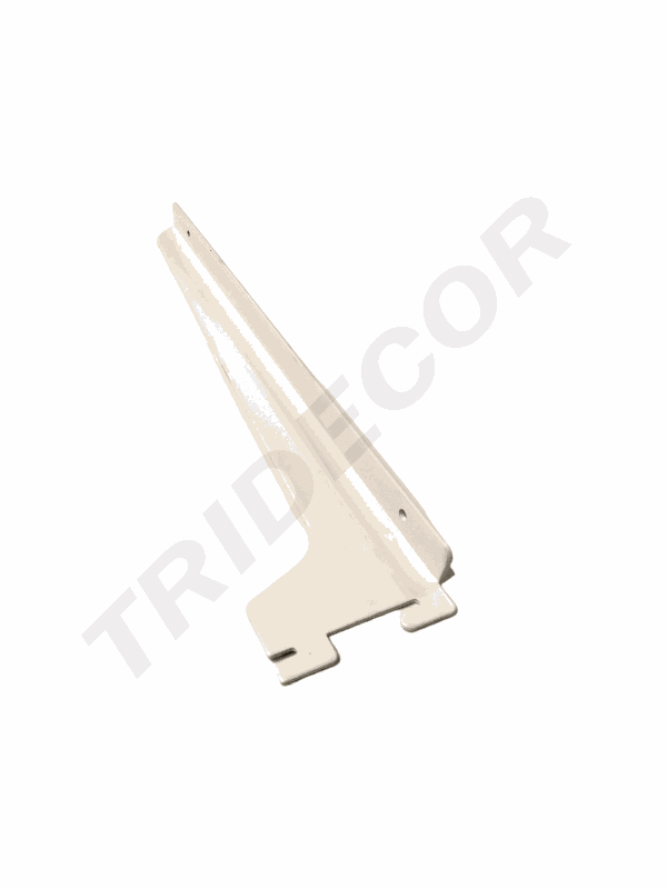 Soporte De Estante Blanco Para Cremallera 30 Cm