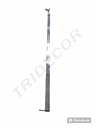 Barra Simple Para Cremallera Acero Inoxidable 118.7Cm 15X30Mm 0.9Mm