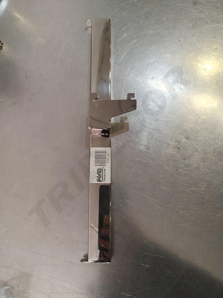 不锈钢左右板横托加耳朵 Soporte para Balda/Crisital de Cramallera 35cm