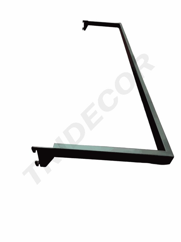 Fecho Ecler Preto Fosco em Forma de U 120x30cm 20 unidades/caixa