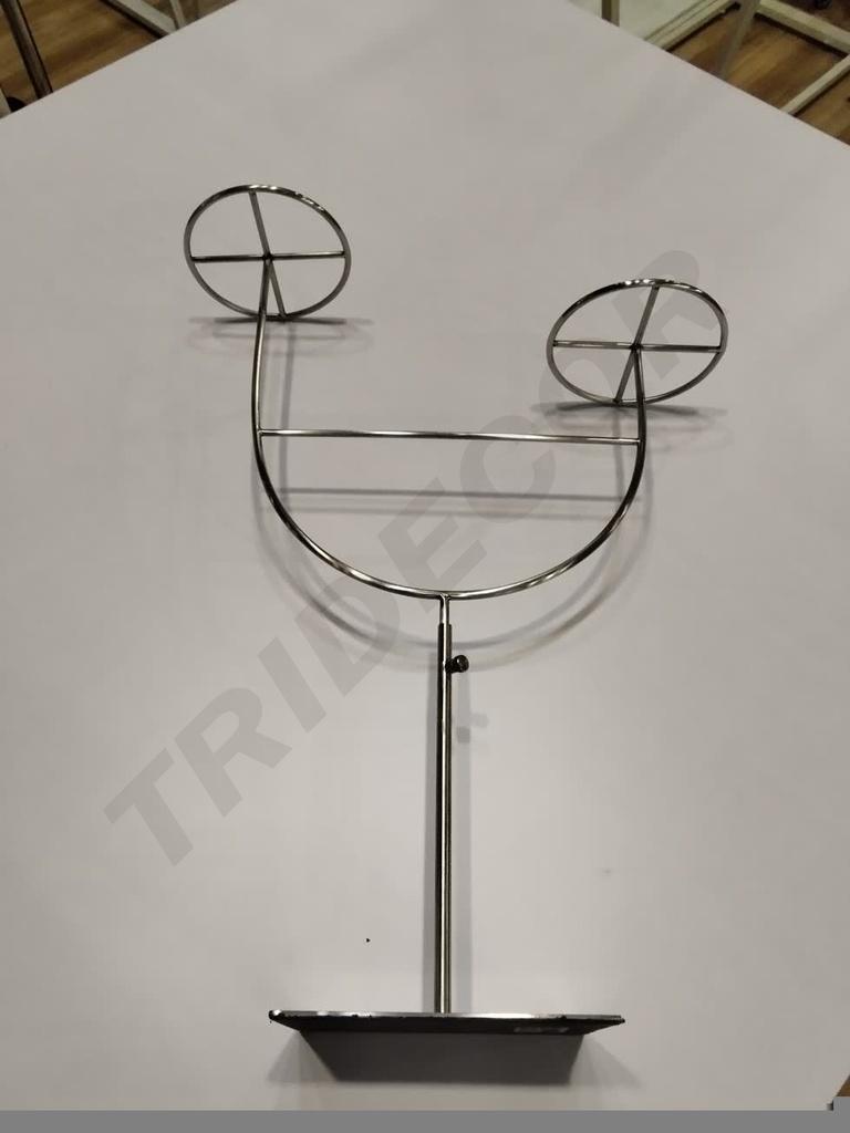 Acero Inoxidable para Gorros 拉丝不锈钢双帽架