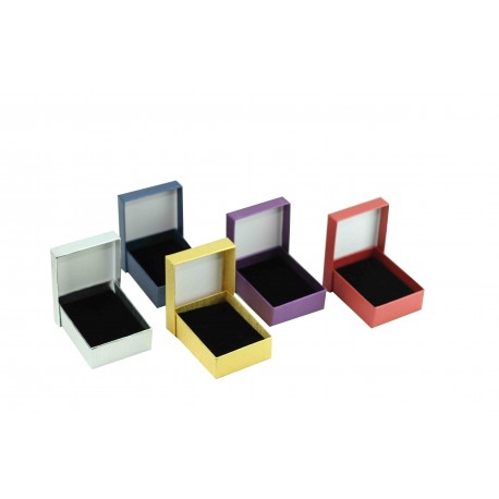 Black Jewelry Box 7X9.2X3cm 18 units/Pack