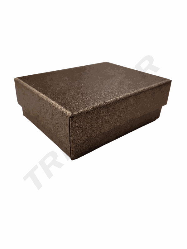 Caja Joyería-Marron Oscuro 7X9.2X3cm 18/unida 20pq/caja