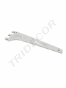 Support Etagère 40cm Blanc