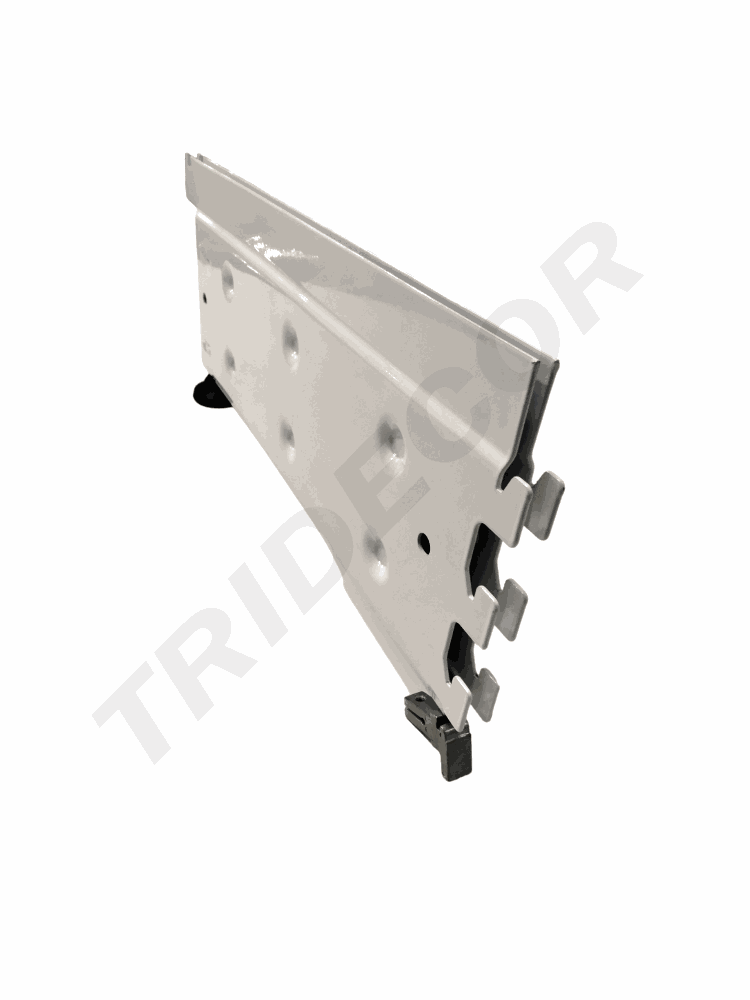Base blanche 45 cm pour étagère en maille 12 unités/carton