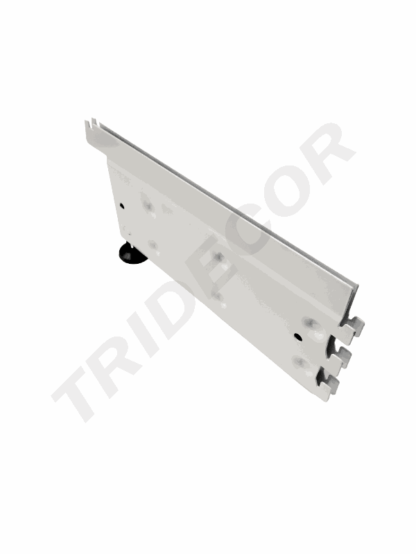 Base blanche 40 cm pour étagères grillagées 12 unités/carton