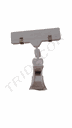 Pinza Blanca Flexible 10 cm