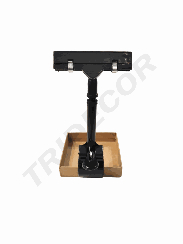 Price holder with black plastic clamp