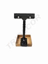 Portaprecios Con Pinza De Plástico Negro 17Cm