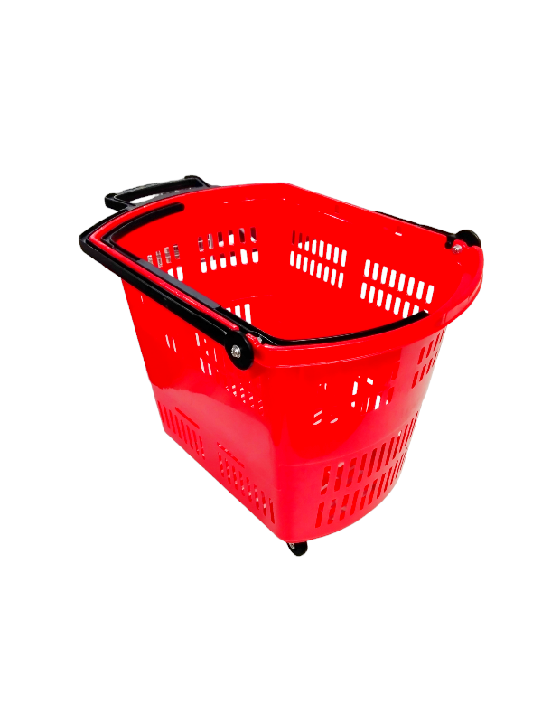 Cesta De La Compra 45 L , Color Rojo