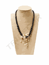 Jewelry Display for Yellow Linen Necklaces 009322