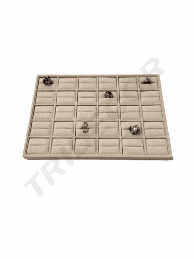 [019605] Beige Tray 30 Accessories