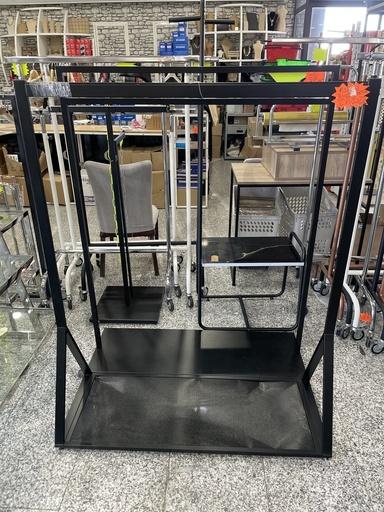 [038631] Scaffale a Griglia Nera Q119B/15