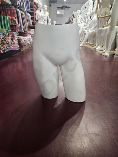 [040750] 女裤模亚白色（腰围71cm臀围90cm) Cadera Niña Color Blanco Cintura 71cm Cadera 90cm 