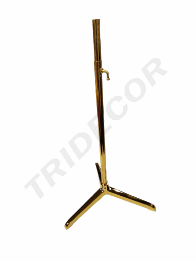 [041076] Gold Base Metal Tripod