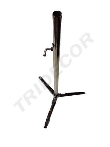 [041077] Trípode Regulable para Bustos Cromado