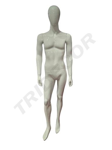 [041092] Glossy White Male Mannequin