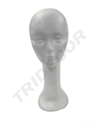 [041102] Tête de femme Porexpan Blanco