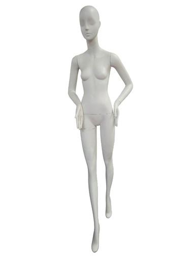 [041240] matte white female mannequin