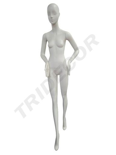 [041240] matte white female mannequin