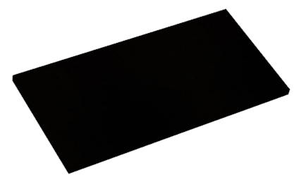 [045340] Baldas De Madera 60X30 Cm Color Negro 19 Mm