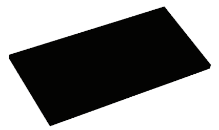 [045396] Estanterías De Madera 60X35 Cm Color Negro 19 Mm