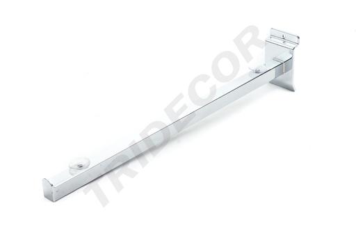 [002092] Suporte para prateleiras de madeira/vidro com ripa de ancoragem 40,5 cm