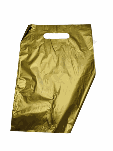 [010757] Gold Plastic Bag 25x35 100/pk