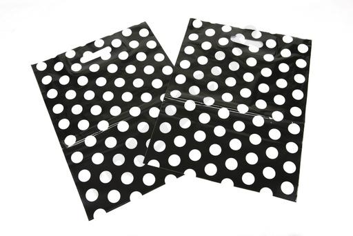 [010303] Bolsas Con Asas Reforzadas 35X45 Cm Lunares 100 Unidades