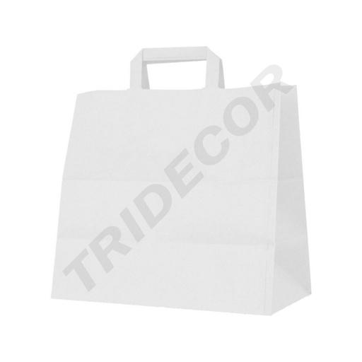 [010330] Sac à emporter Couleur Blanc 32X17X29cm 25 unités