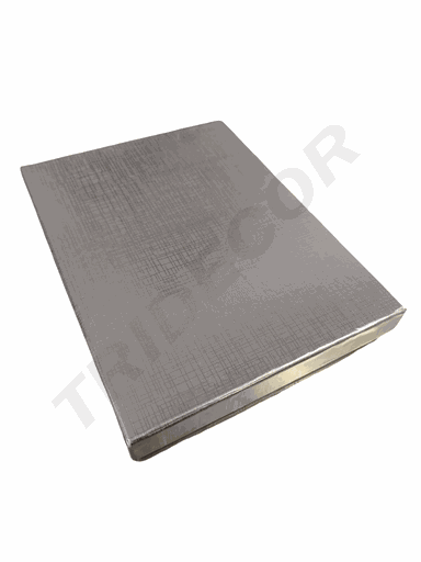 [010386-1] 银色套装盒黑长绒内芯 CAJA JOYERIA