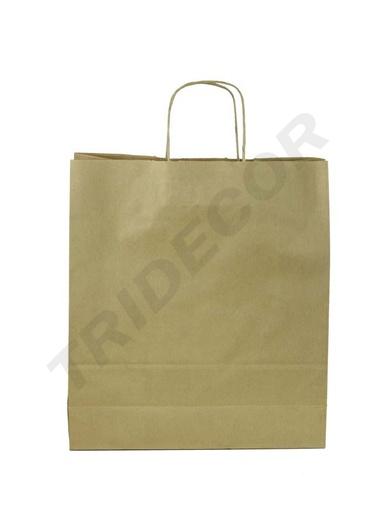 [010600] Bolsas De Papel Kraft 45X15X49 Cm Habana 25 Unidades