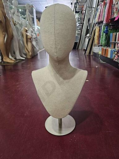 [040630] Busto de peito curto feminino com base de aço inoxidável