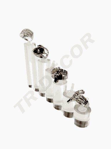 [007161] Cylinder Acrylic Jewelry Display