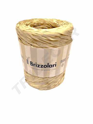 [8031653247346] Cinta De Rafia Color Beige 5 Mm 200 Metros