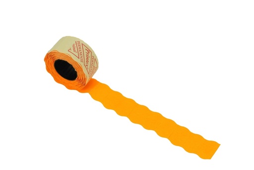 [8426576130583] Rouleau d'étiquettes orange 26 x 16 mm, 8 rouleaux/paquet