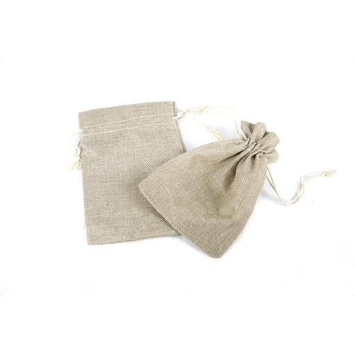 [009422] Sac en toile de jute 17x12 cm 20 pièces